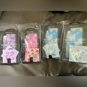 4 Wildflower brand IPhone XR cases.